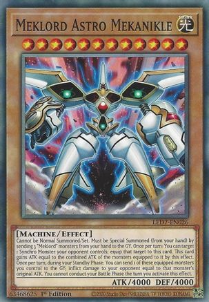 Meklord Astro Mekanikle (LED7-EN026) - Legendary Duelists: Rage of Ra 1st Edition