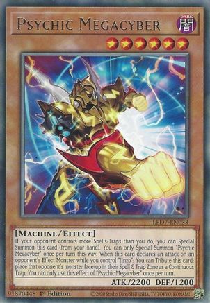 Psychic Megacyber (LED7-EN033) - Legendary Duelists: Rage of Ra 1st Edition