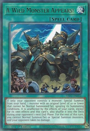 A Wild Monster Appears! (LED7-EN052) - Legendary Duelists: Rage of Ra Unlimited