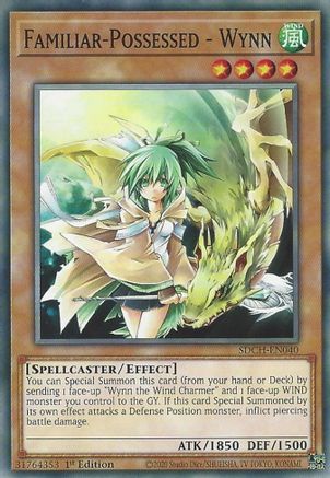Familiar-Possessed - Wynn (SDCH-EN040) - Structure Deck: Spirit Charmers 1st Edition