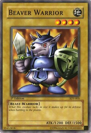 Beaver Warrior (SDY-005) - Starter Deck: Yugi Unlimited
