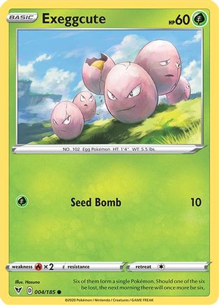 Exeggcute 004/185  SWSH04 Vivid Voltage - Common