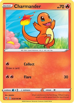 Charmander 023/185  SWSH04 Vivid Voltage - Common
