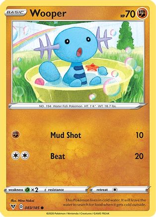 Wooper 083/185  SWSH04 Vivid Voltage - Common