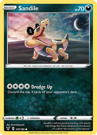 Sandile 107/185  SWSH04 Vivid Voltage - Common