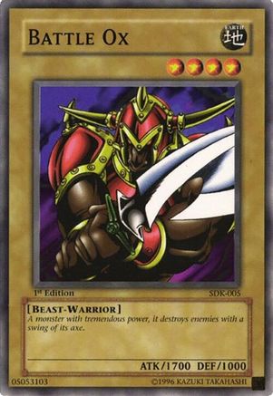 Battle Ox (SDK-005) - Starter Deck: Kaiba Unlimited
