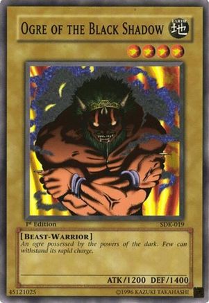Ogre of the Black Shadow (SDK-019) - Starter Deck: Kaiba Unlimited