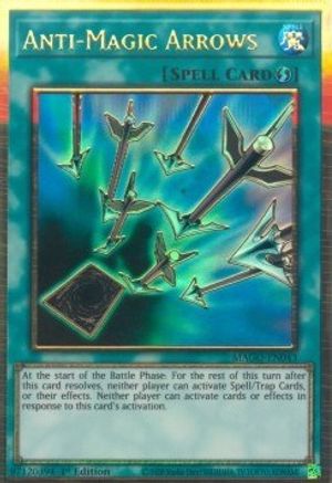 Anti-Magic Arrows (MAGO-EN043) - Maximum Gold 1st Edition