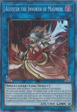Aleister the Invoker of Madness (CR) (GEIM-EN053) - Genesis Impact 1st Edition