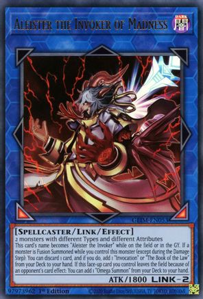 Aleister the Invoker of Madness (GEIM-EN053) - Genesis Impact 1st Edition