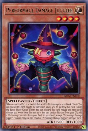 Performage Damage Juggler (GEIM-EN060) - Genesis Impact 1st Edition