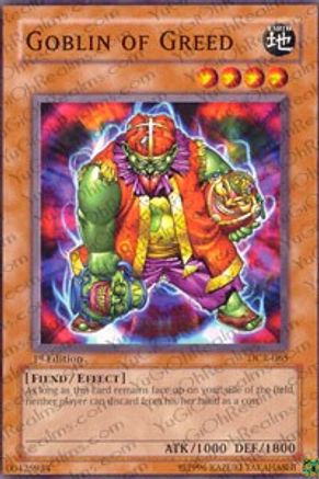 Goblin of Greed (DCR-065) - Dark Crisis 1st Edition