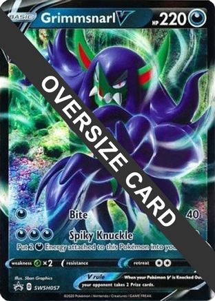 Grimmsnarl V SWSH057  - Holofoil Jumbo Cards - Promo