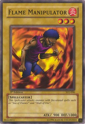Flame Manipulator (SDJ-006) - Starter Deck: Joey 1st Edition