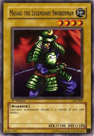 Masaki the Legendary Swordsman (SDJ-007) - Starter Deck: Joey Unlimited