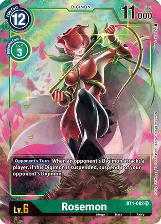 Rosemon (Alternate Art) (BT1-082) - Release Special Booster 1.0 Foil