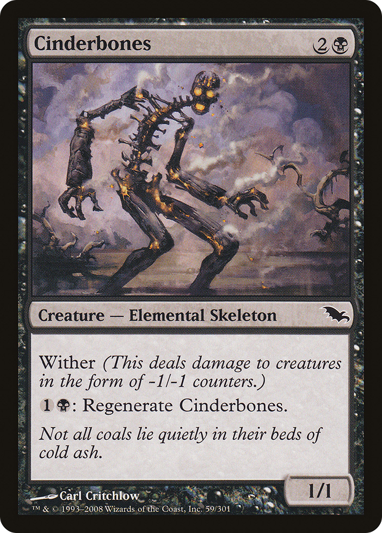 Cinderbones (SHM-059) - Shadowmoor Foil