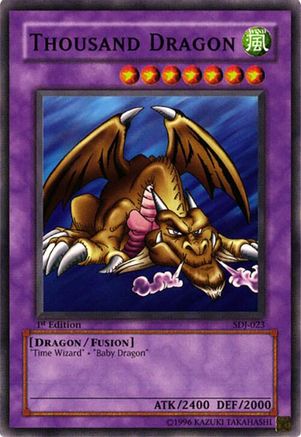Thousand Dragon (SDJ-023) - Starter Deck: Joey Unlimited
