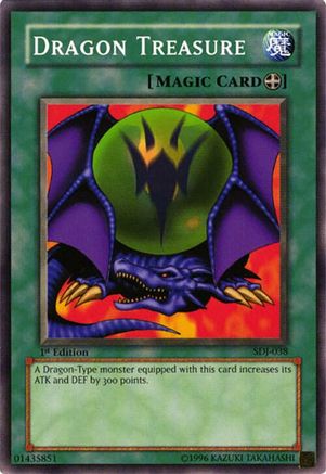 Dragon Treasure (SDJ-038) - Starter Deck: Joey 1st Edition