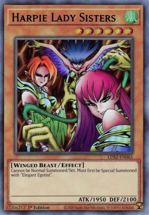 Harpie Lady Sisters (Blue) (LDS2-EN065) - Legendary Duelists: Season 2 1st Edition