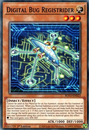 Digital Bug Registrider (BLVO-EN023) - Blazing Vortex 1st Edition