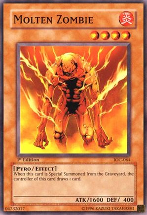 Molten Zombie (IOC-064) - Invasion of Chaos Unlimited