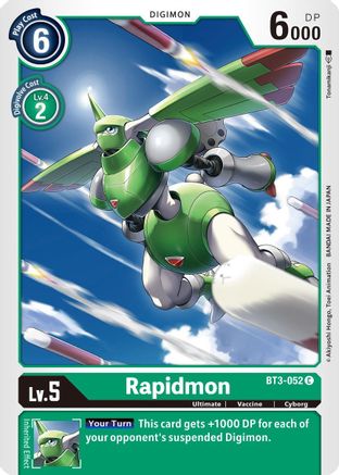 Rapidmon (BT3-052) - Release Special Booster 1.5