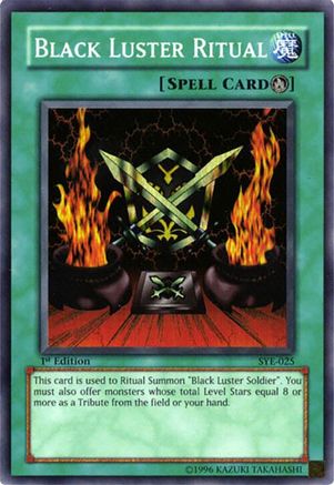 Black Luster Ritual (SYE-025) - Starter Deck: Yugi Evolution Unlimited