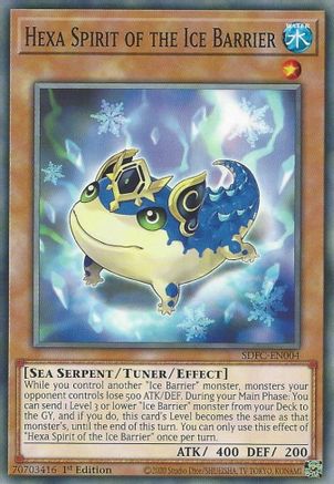 Hexa Spirit of the Ice Barrier (SDFC-EN004) - Structure Deck: Freezing Chains 1st Edition