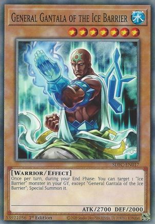 General Gantala of the Ice Barrier (SDFC-EN017) - Structure Deck: Freezing Chains 1st Edition