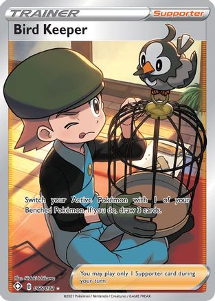 Bird Keeper (Full Art) 066/072  - Holofoil Shining Fates - Ultra Rare