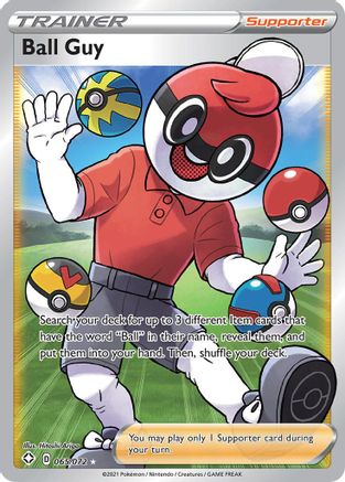 Ball Guy (Full Art) 065/072  - Holofoil Shining Fates - Ultra Rare