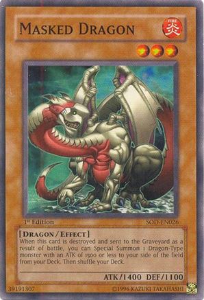 Masked Dragon (SOD-EN026) - Soul of the Duelist Unlimited