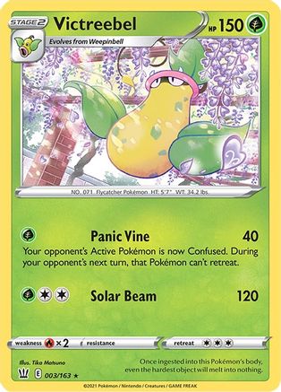 Victreebel 003/163  SWSH05 Battle Styles - Rare