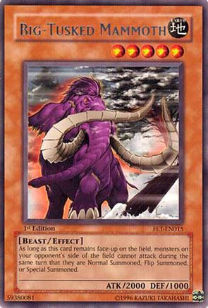 Big-Tusked Mammoth (FET-EN015) - Flaming Eternity 1st Edition