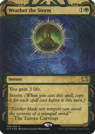 Weather the Storm (STA-58E) - Strixhaven Mystical Archive (Borderless) Foil
