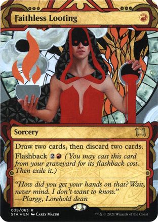 Faithless Looting (STA-38E) - Strixhaven Mystical Archive (Borderless) Foil
