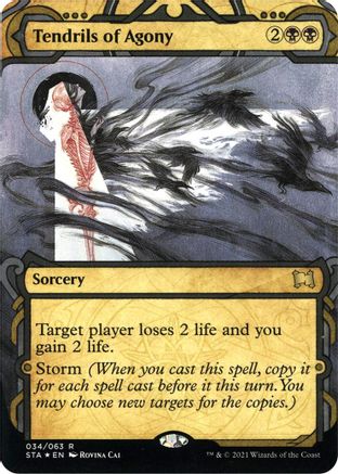 Tendrils of Agony (STA-34E) - Strixhaven Mystical Archive (Borderless) Foil