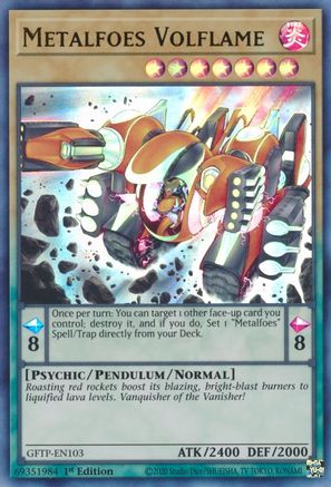 Metalfoes Volflame (GFTP-EN103) - Ghosts From the Past 1st Edition