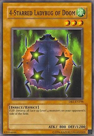 4-Starred Ladybug of Doom (DB1-EN198) - Dark Beginning 1 Unlimited