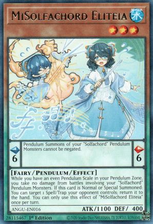 MiSolfachord Eliteia (ANGU-EN016) - Ancient Guardians 1st Edition