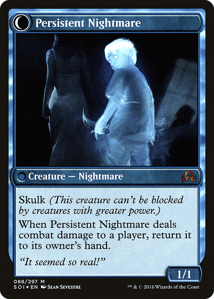 Startled Awake // Persistent Nightmare (PRE-88S) - Shadows over Innistrad Promos: (Double Faced Transform) Foil