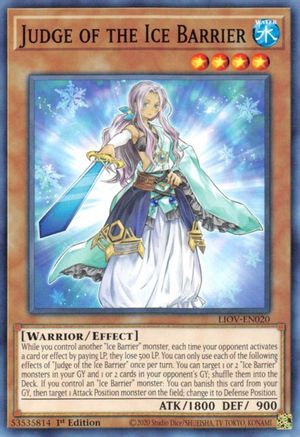 Judge of the Ice Barrier (LIOV-EN020) - Lightning Overdrive 1st Edition