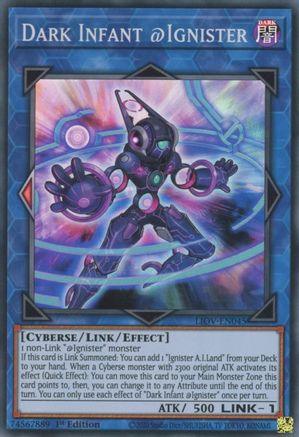 Dark Infant @Ignister (LIOV-EN045) - Lightning Overdrive 1st Edition
