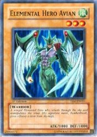 Elemental Hero Avian (TLM-EN001) - The Lost Millennium Unlimited