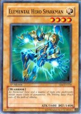 Elemental Hero Sparkman (TLM-EN004) - The Lost Millennium 1st Edition