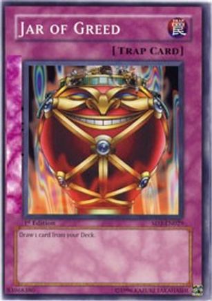 Jar of Greed (SD3-EN029) - Structure Deck: Blaze of Destruction 1st Edition