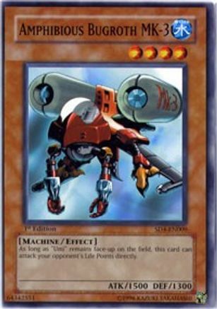 Amphibious Bugroth MK-3 (SD4-EN009) - Structure Deck: Fury from the Deep 1st Edition
