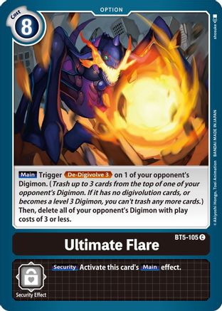 Ultimate Flare (BT5-105) - Battle of Omni