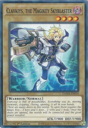 Clavkiys, the Magikey Skyblaster (DAMA-EN010) - Dawn of Majesty 1st Edition